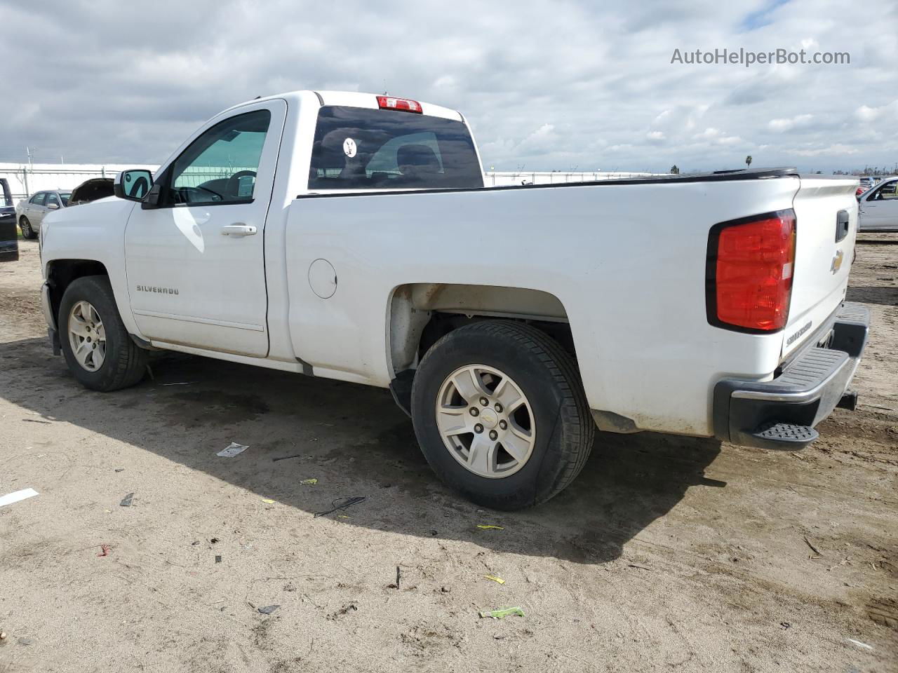 2018 Chevrolet Silverado C1500 Lt White vin: 1GCNCREC5JZ227153