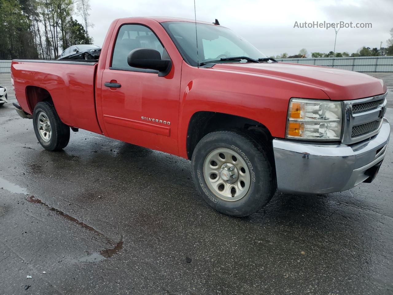 2013 Chevrolet Silverado C1500 Lt Red vin: 1GCNCSE09DZ285459