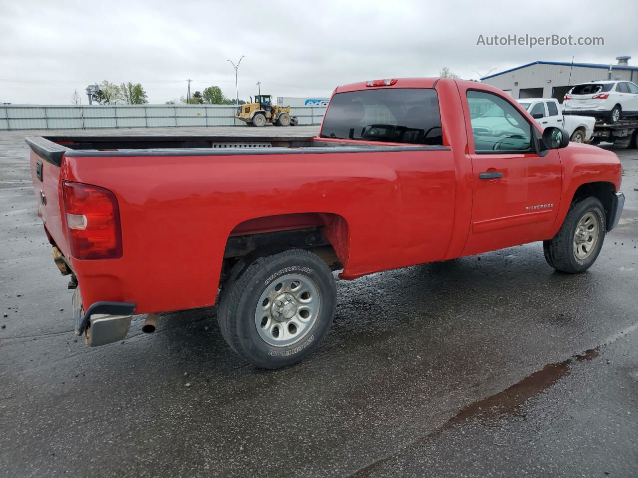 2013 Chevrolet Silverado C1500 Lt Red vin: 1GCNCSE09DZ285459