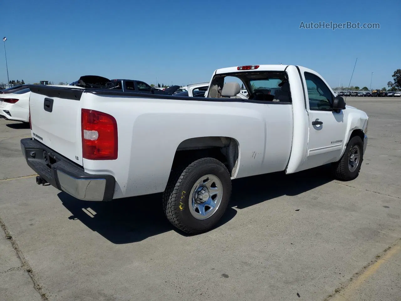 2012 Chevrolet Silverado C1500 Lt White vin: 1GCNCSEA1CZ123462