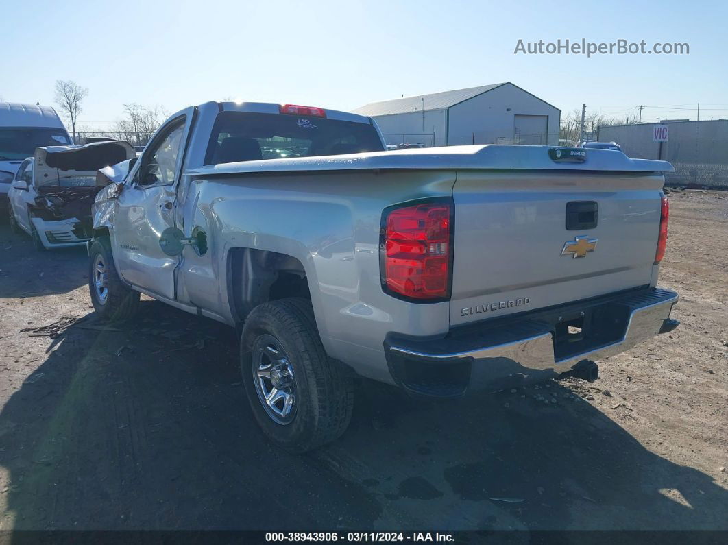 2016 Chevrolet Silverado 1500 Ls Silver vin: 1GCNKNEC9GZ117856