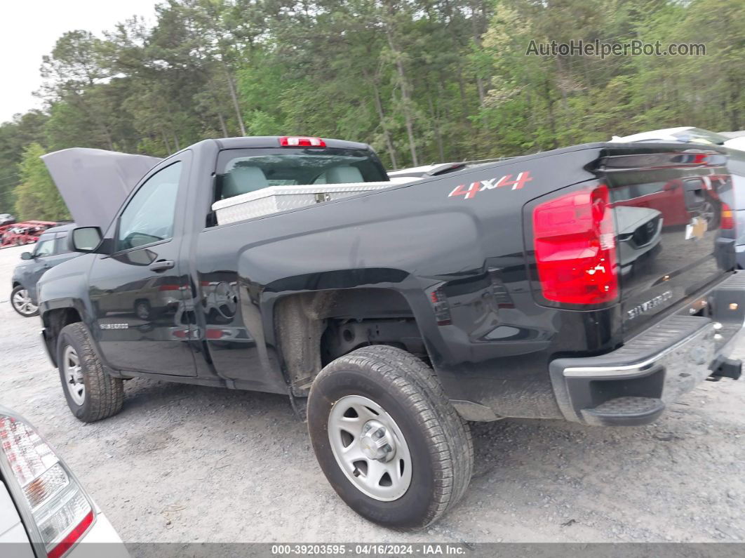 2018 Chevrolet Silverado 1500 Wt Black vin: 1GCNKNEH3JZ371808