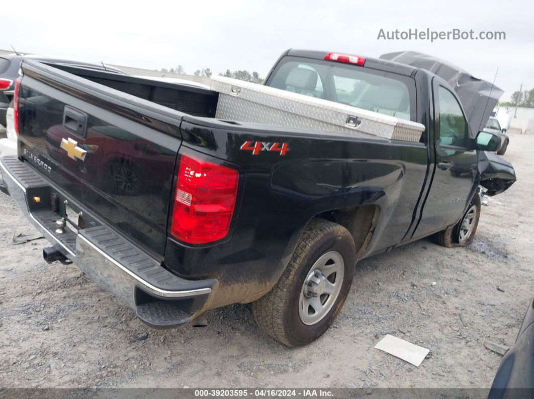 2018 Chevrolet Silverado 1500 Wt Черный vin: 1GCNKNEH3JZ371808