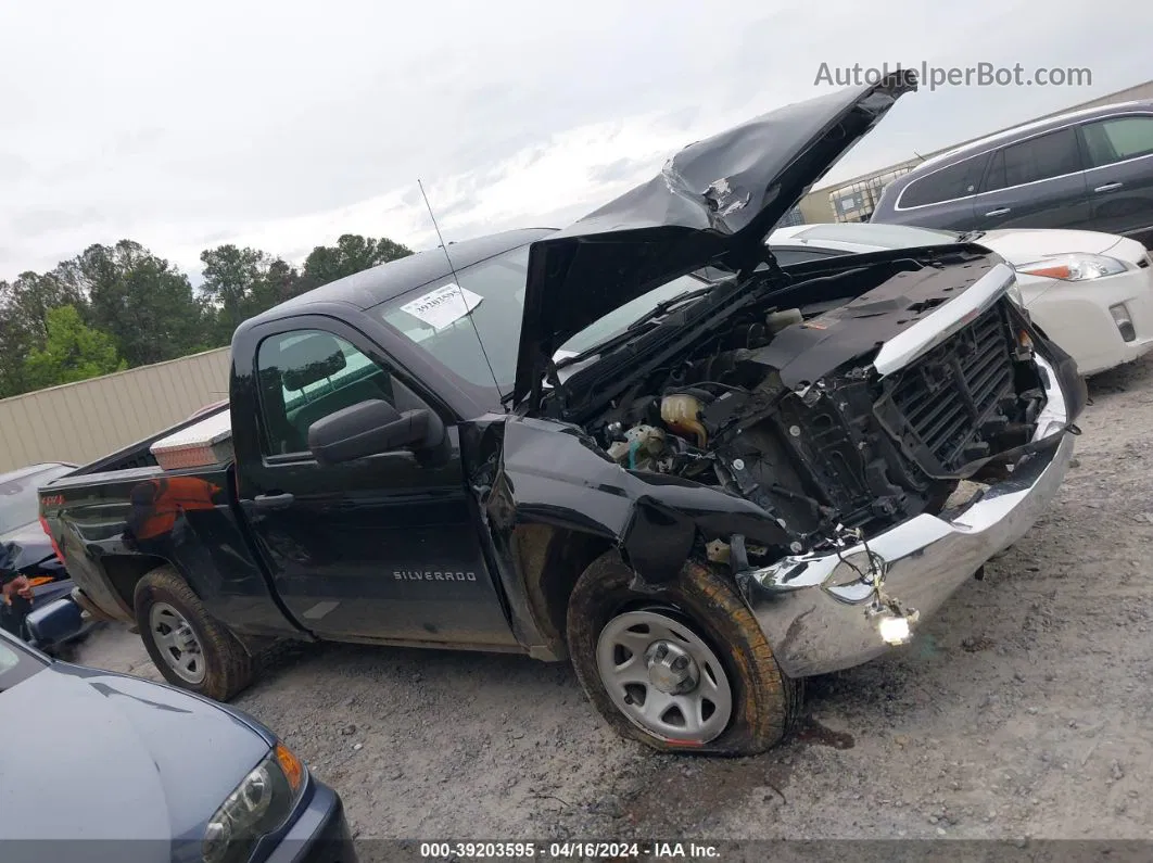 2018 Chevrolet Silverado 1500 Wt Black vin: 1GCNKNEH3JZ371808