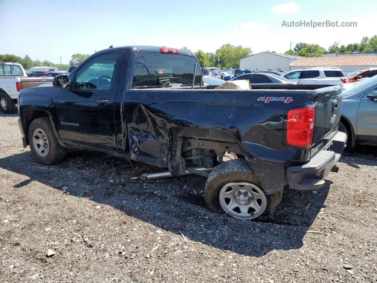 2016 Chevrolet Silverado K1500 Black vin: 1GCNKNEH5GZ382611