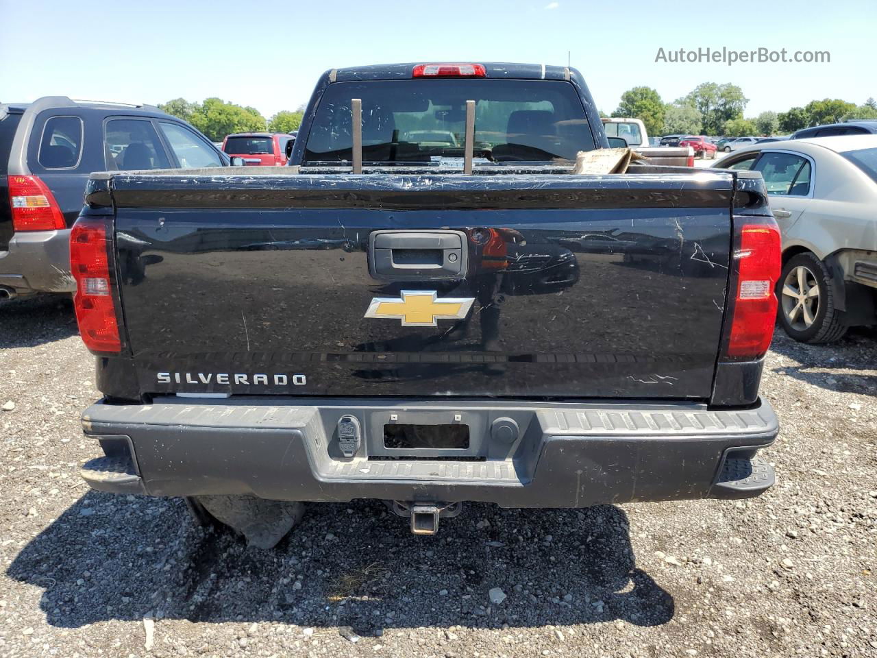 2016 Chevrolet Silverado K1500 Black vin: 1GCNKNEH5GZ382611