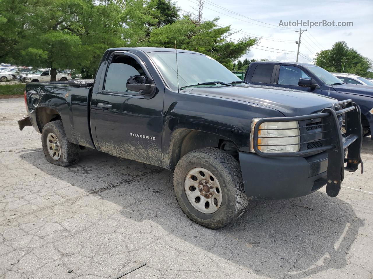 2012 Chevrolet Silverado K1500 Black vin: 1GCNKPE08CZ129928