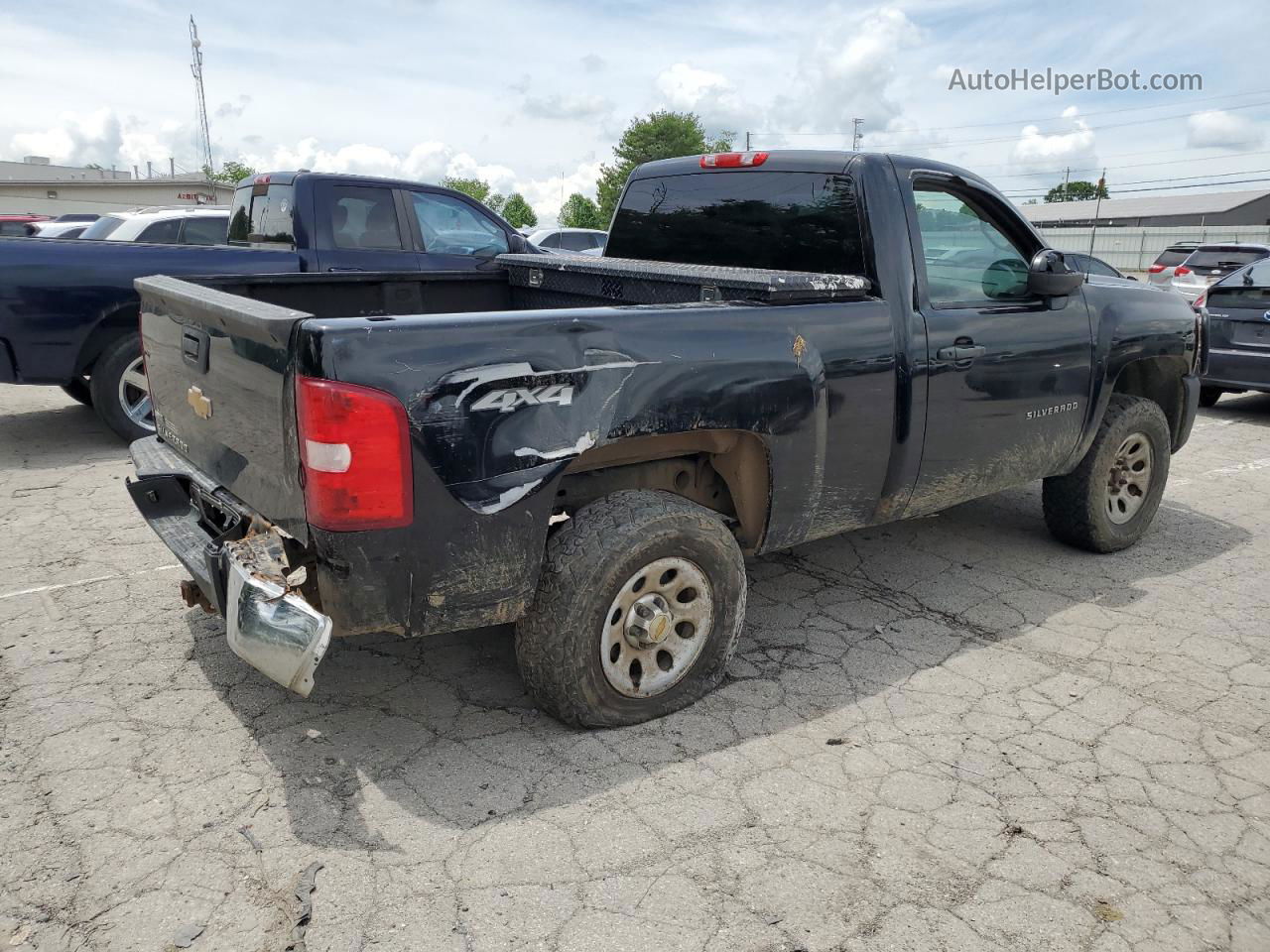 2012 Chevrolet Silverado K1500 Black vin: 1GCNKPE08CZ129928