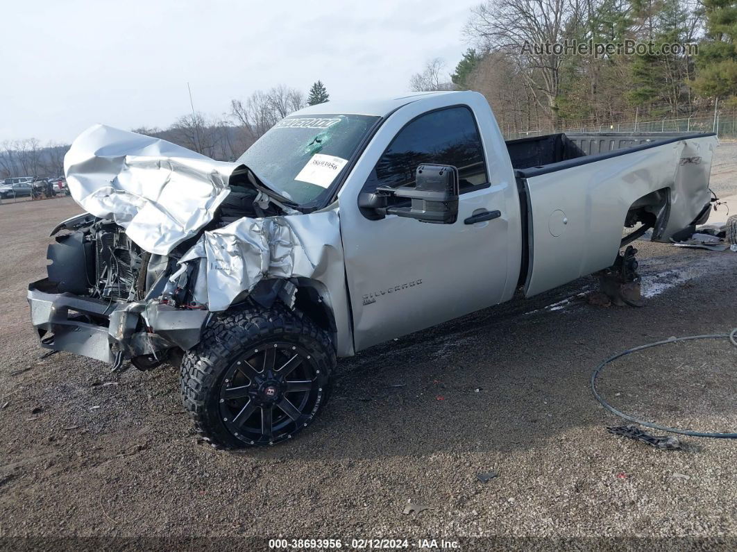 2012 Chevrolet Silverado 1500 Work Truck Silver vin: 1GCNKPEA3CZ286520