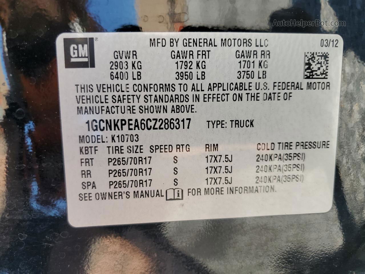 2012 Chevrolet Silverado K1500 Black vin: 1GCNKPEA6CZ286317