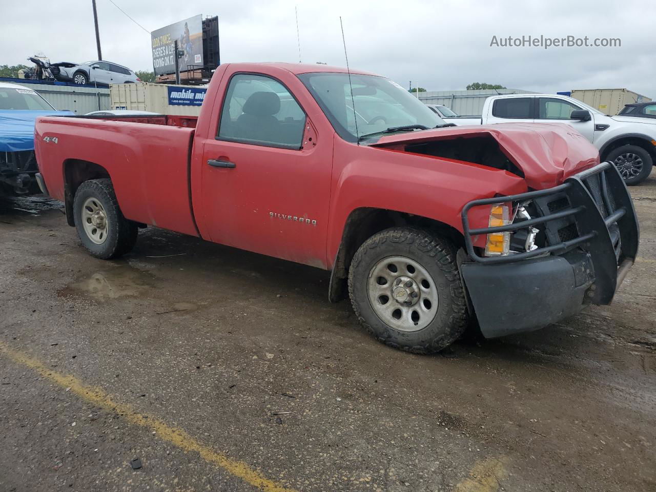 2012 Chevrolet Silverado K1500 Red vin: 1GCNKPEA9CZ259547