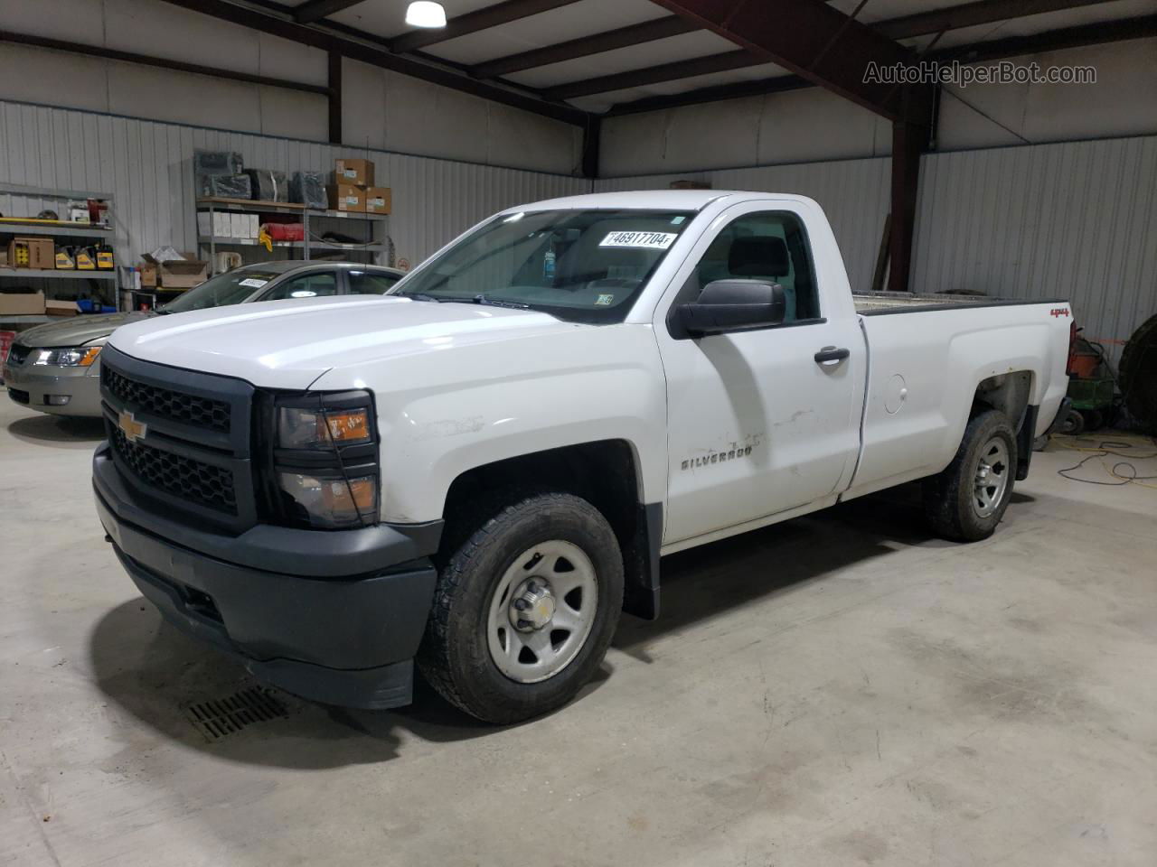 2015 Chevrolet Silverado K1500 White vin: 1GCNKPEC8FZ282291