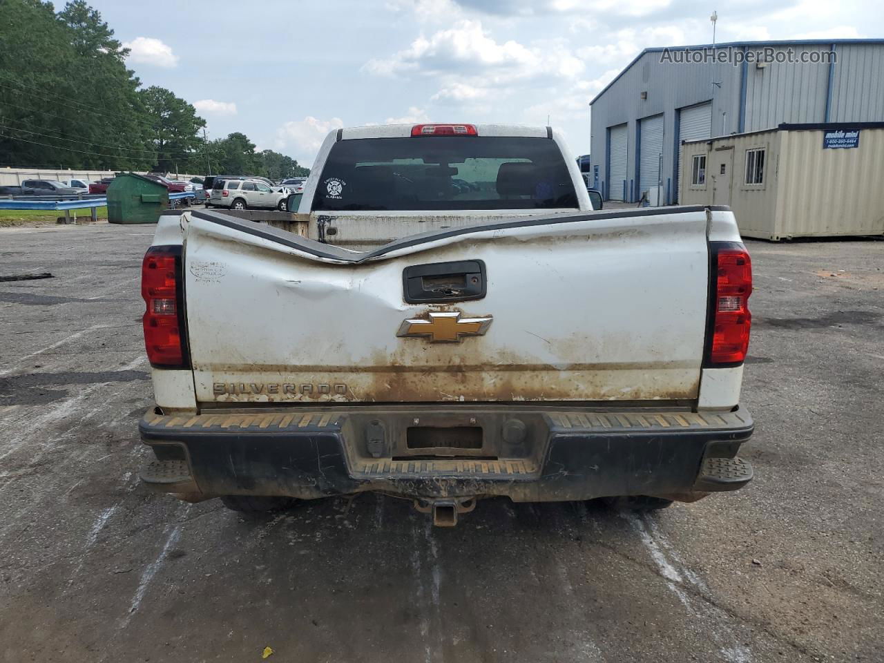 2015 Chevrolet Silverado K1500 White vin: 1GCNKPEC8FZ437325