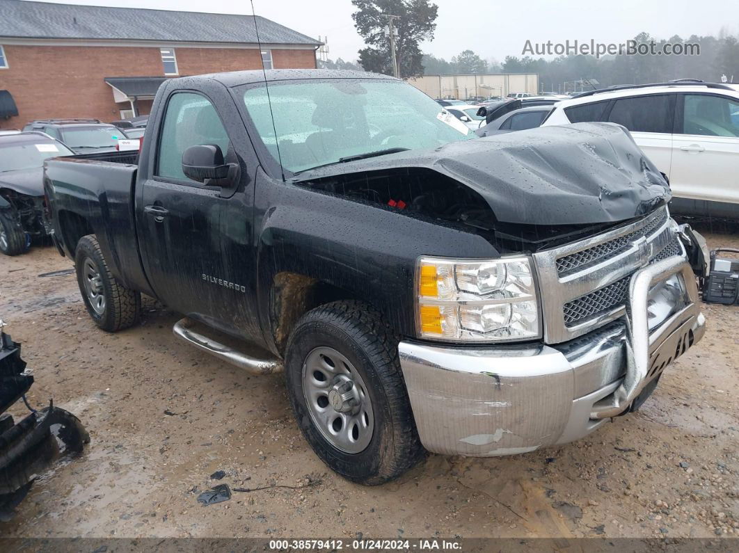 2012 Chevrolet Silverado 1500 Work Truck Black vin: 1GCNKPEX2CZ302047