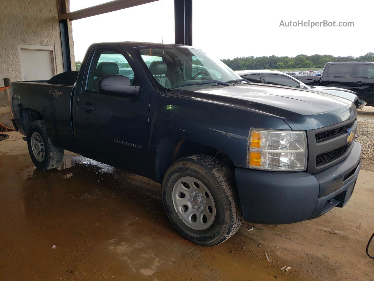 2013 Chevrolet Silverado K1500 Blue vin: 1GCNKPEX6DZ195957