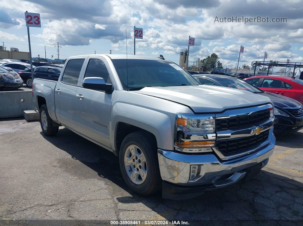 2018 Chevrolet Silverado 1500 1lt Silver vin: 1GCPCREC9JF195849