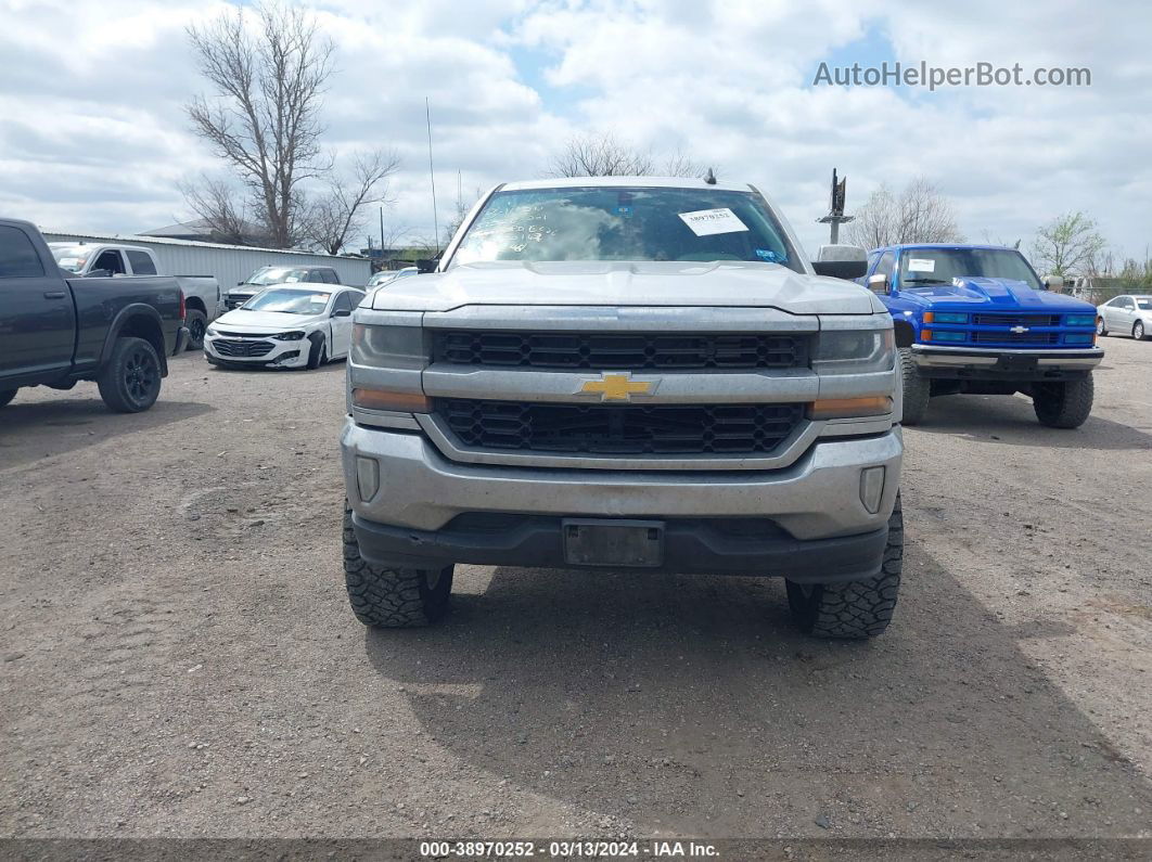 2018 Chevrolet Silverado 1500 1lt Silver vin: 1GCPCRECXJF212982