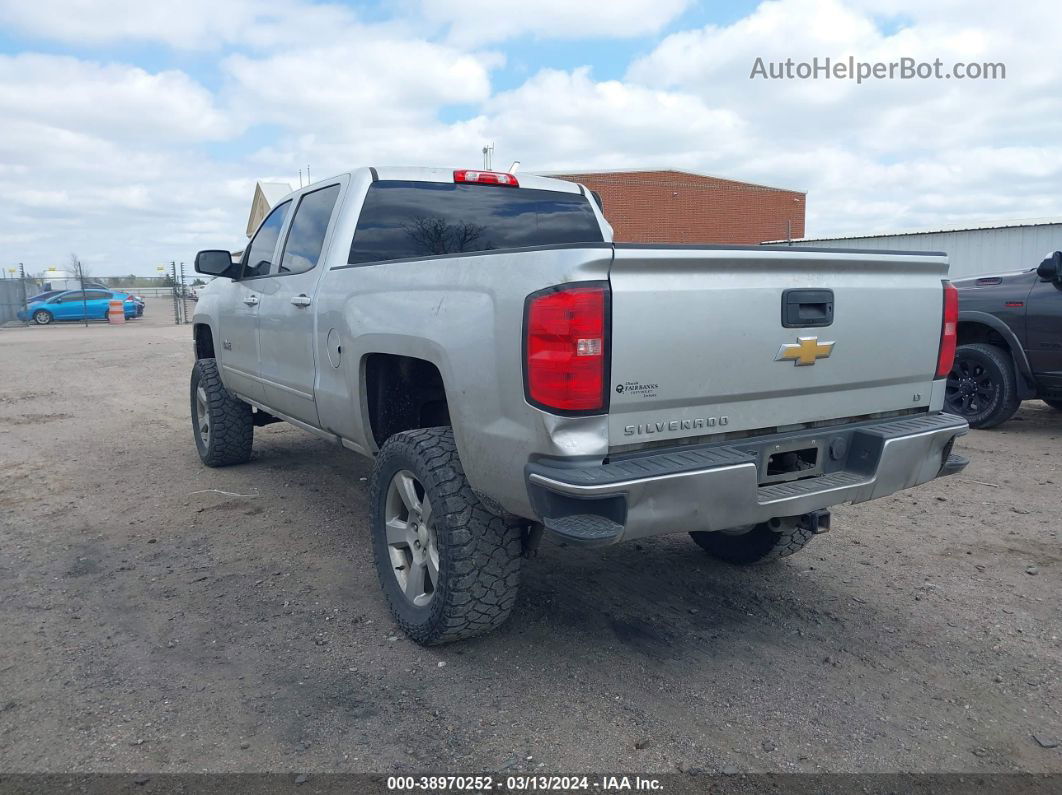 2018 Chevrolet Silverado 1500 1lt Silver vin: 1GCPCRECXJF212982