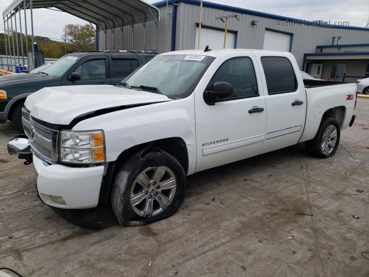 2012 Chevrolet Silverado K1500 Lt White vin: 1GCPKSE71CF131367