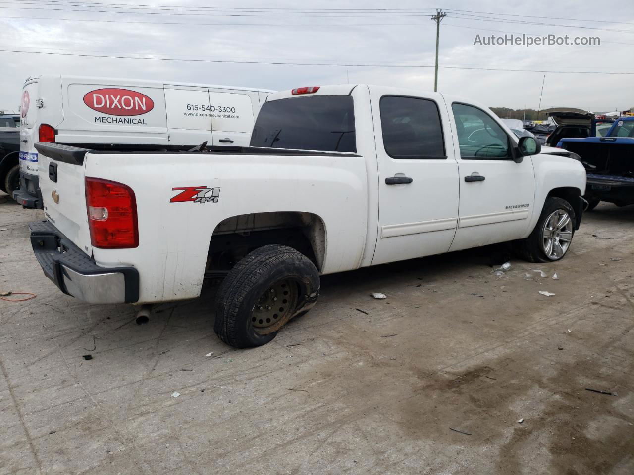 2012 Chevrolet Silverado K1500 Lt White vin: 1GCPKSE71CF131367