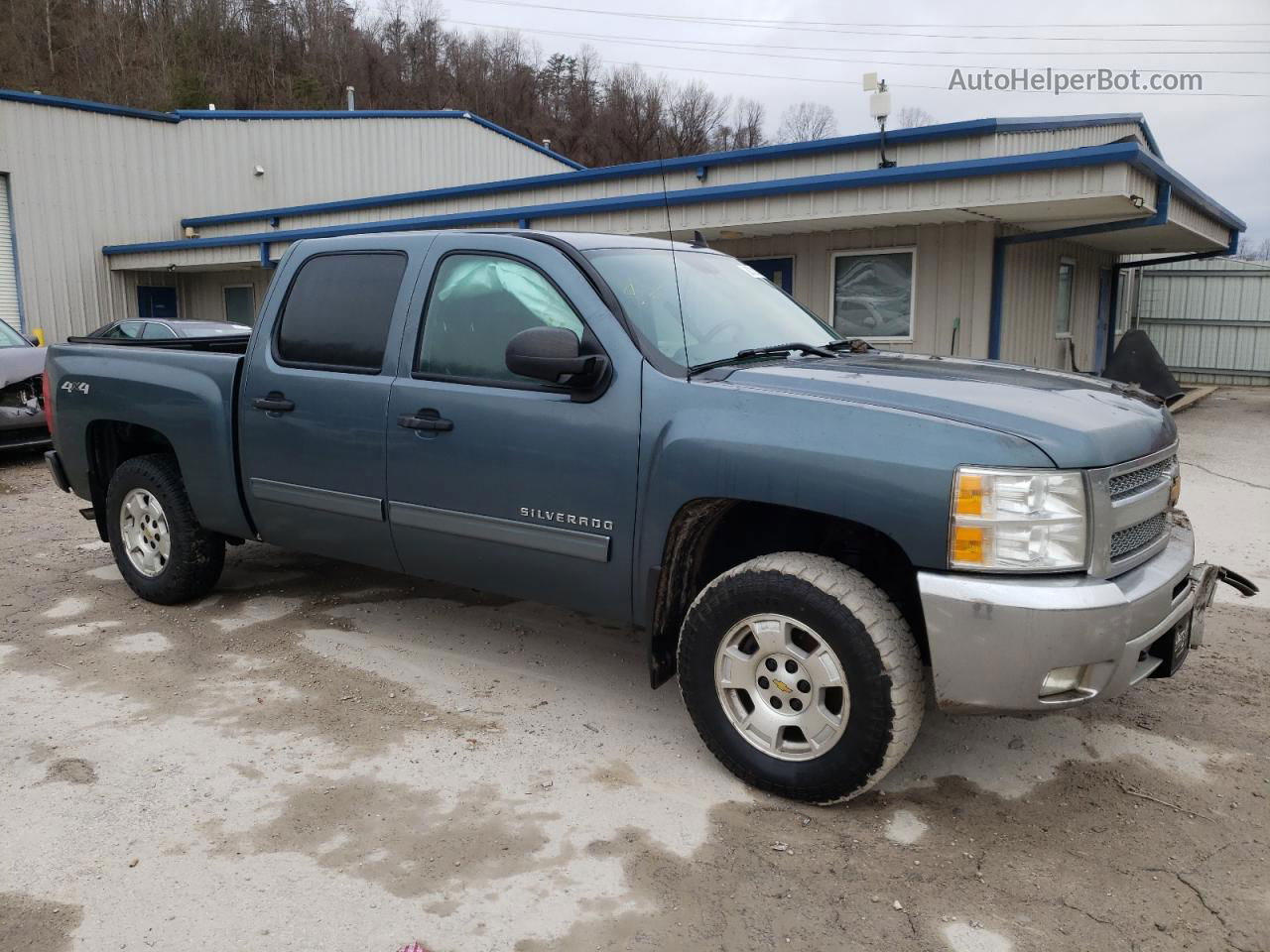 2012 Chevrolet Silverado K1500 Lt Blue vin: 1GCPKSE74CF127703