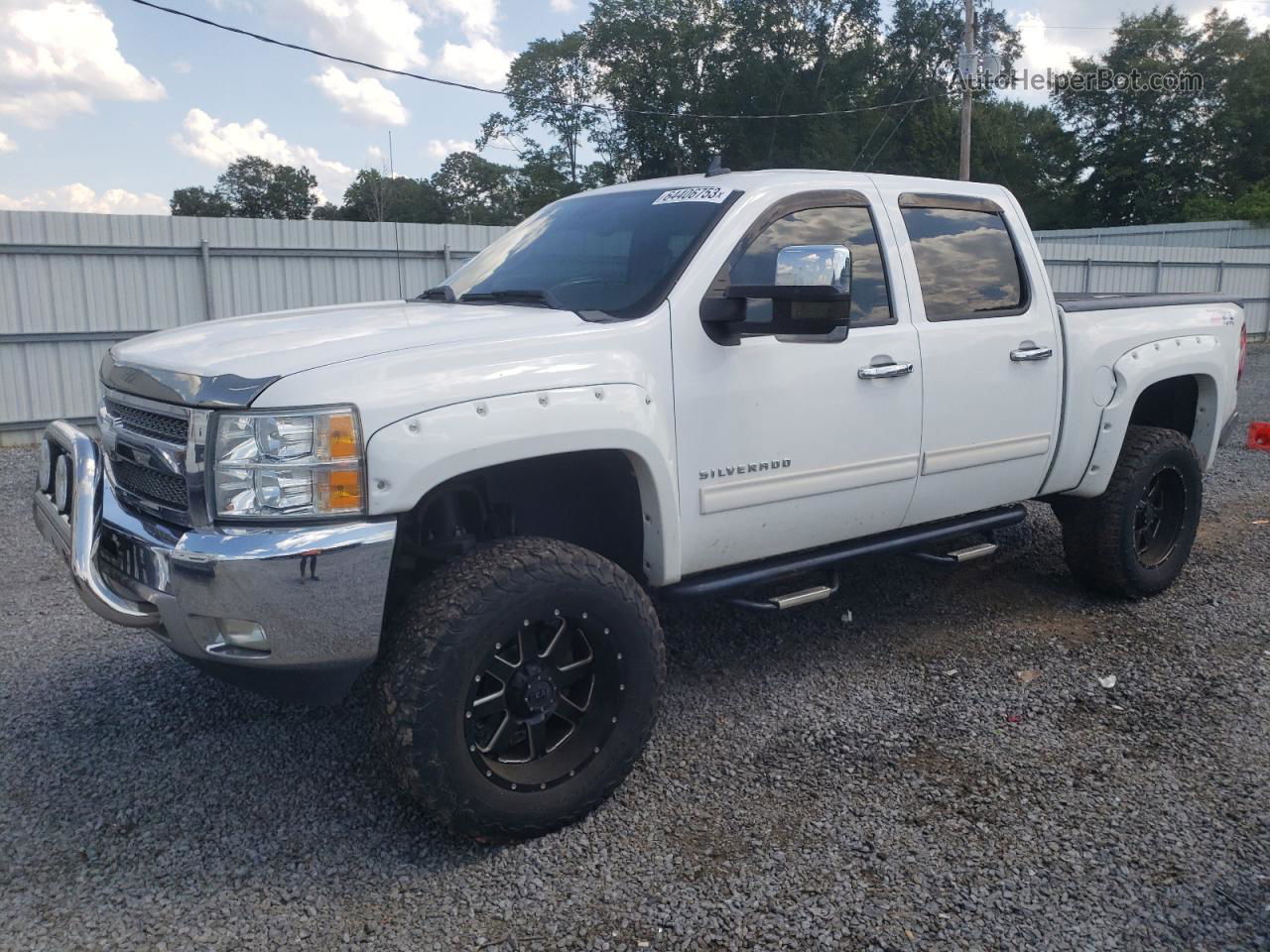 2012 Chevrolet Silverado K1500 Lt White vin: 1GCPKSE78CF119541