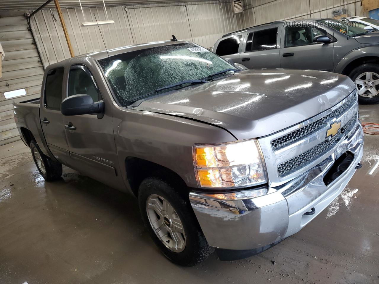 2012 Chevrolet Silverado K1500 Lt Gray vin: 1GCPKSE7XCF201867