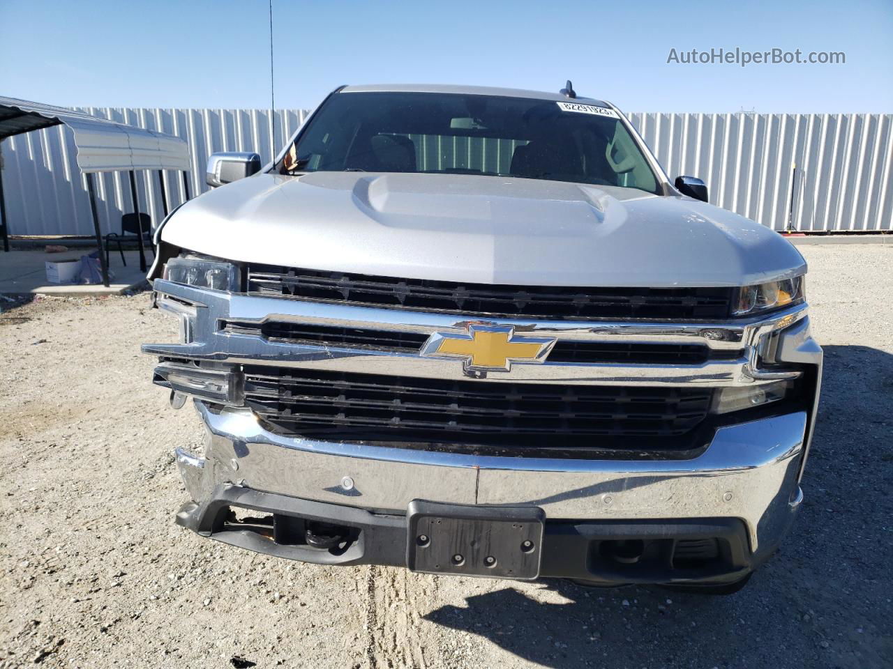 2019 Chevrolet Silverado C1500 Lt Silver vin: 1GCPWCED0KZ130580