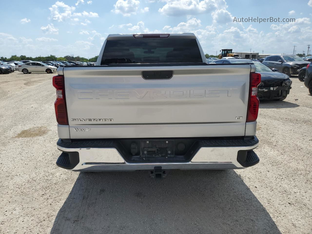 2019 Chevrolet Silverado C1500 Lt Silver vin: 1GCPWCED2KZ130239