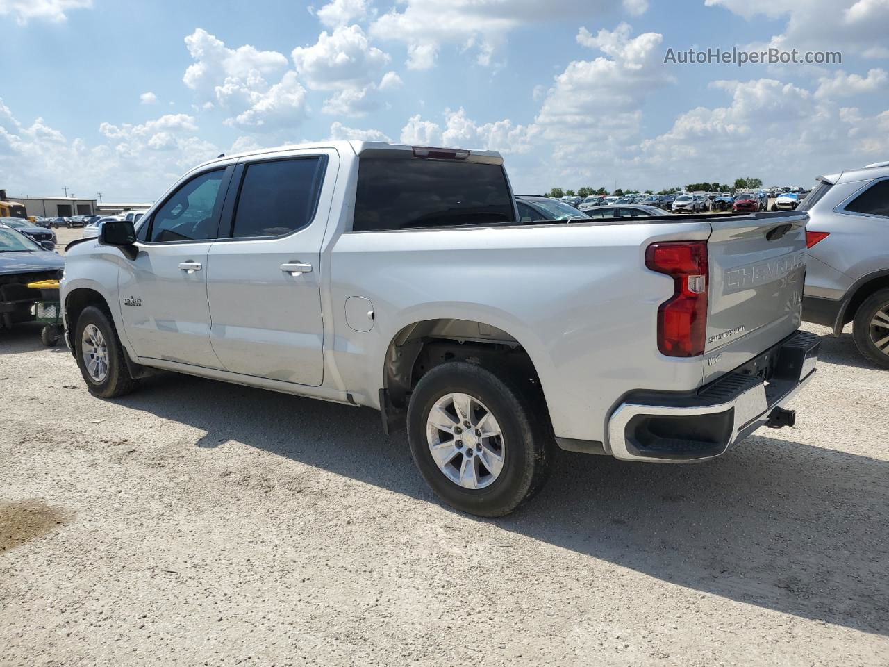 2019 Chevrolet Silverado C1500 Lt Silver vin: 1GCPWCED2KZ130239