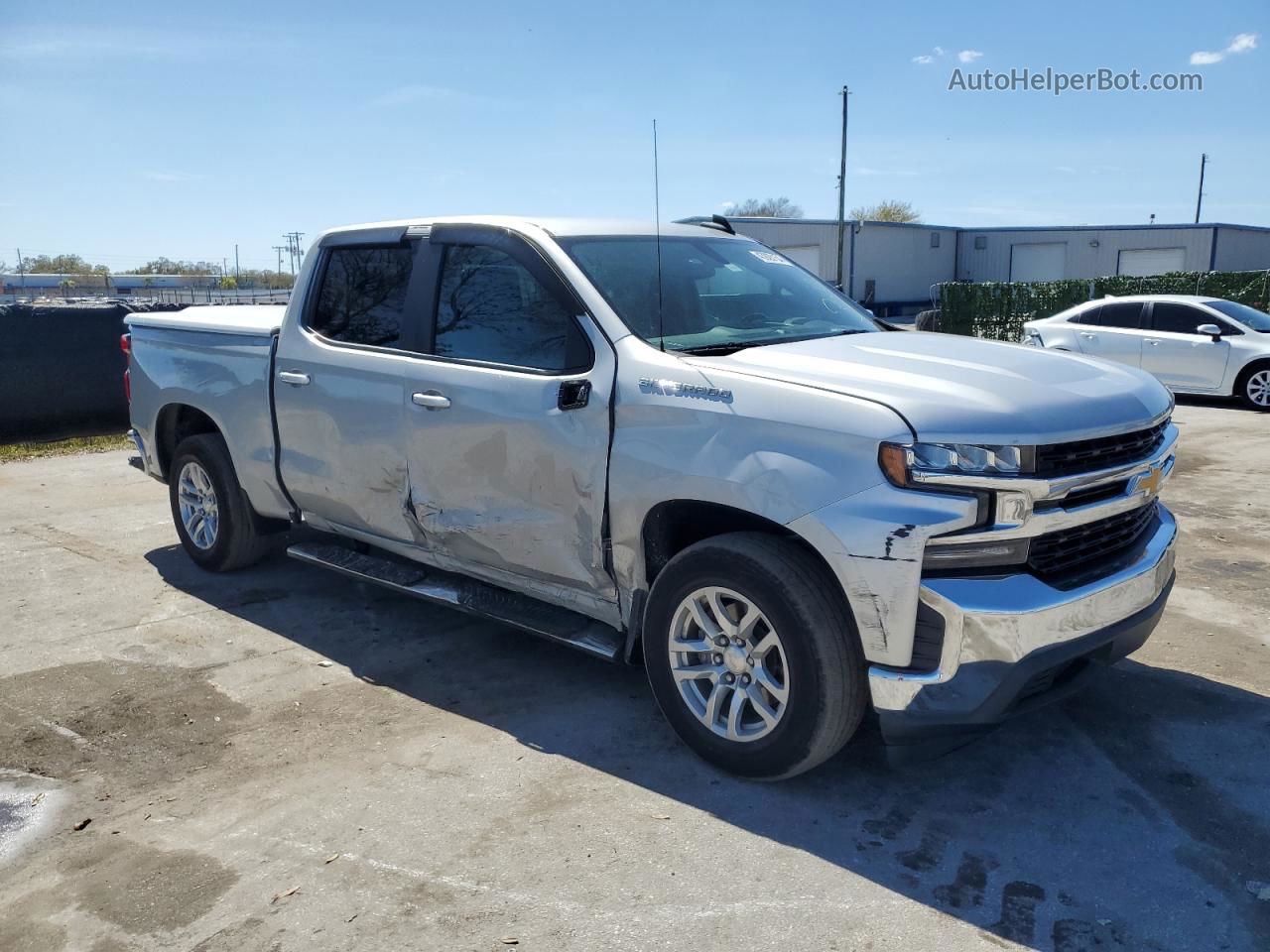 2019 Chevrolet Silverado C1500 Lt Серебряный vin: 1GCPWCED3KZ115880