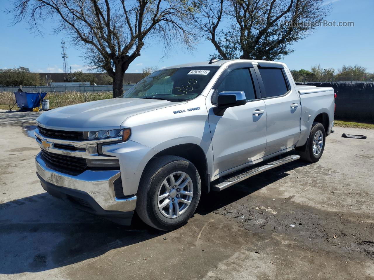 2019 Chevrolet Silverado C1500 Lt Серебряный vin: 1GCPWCED3KZ115880