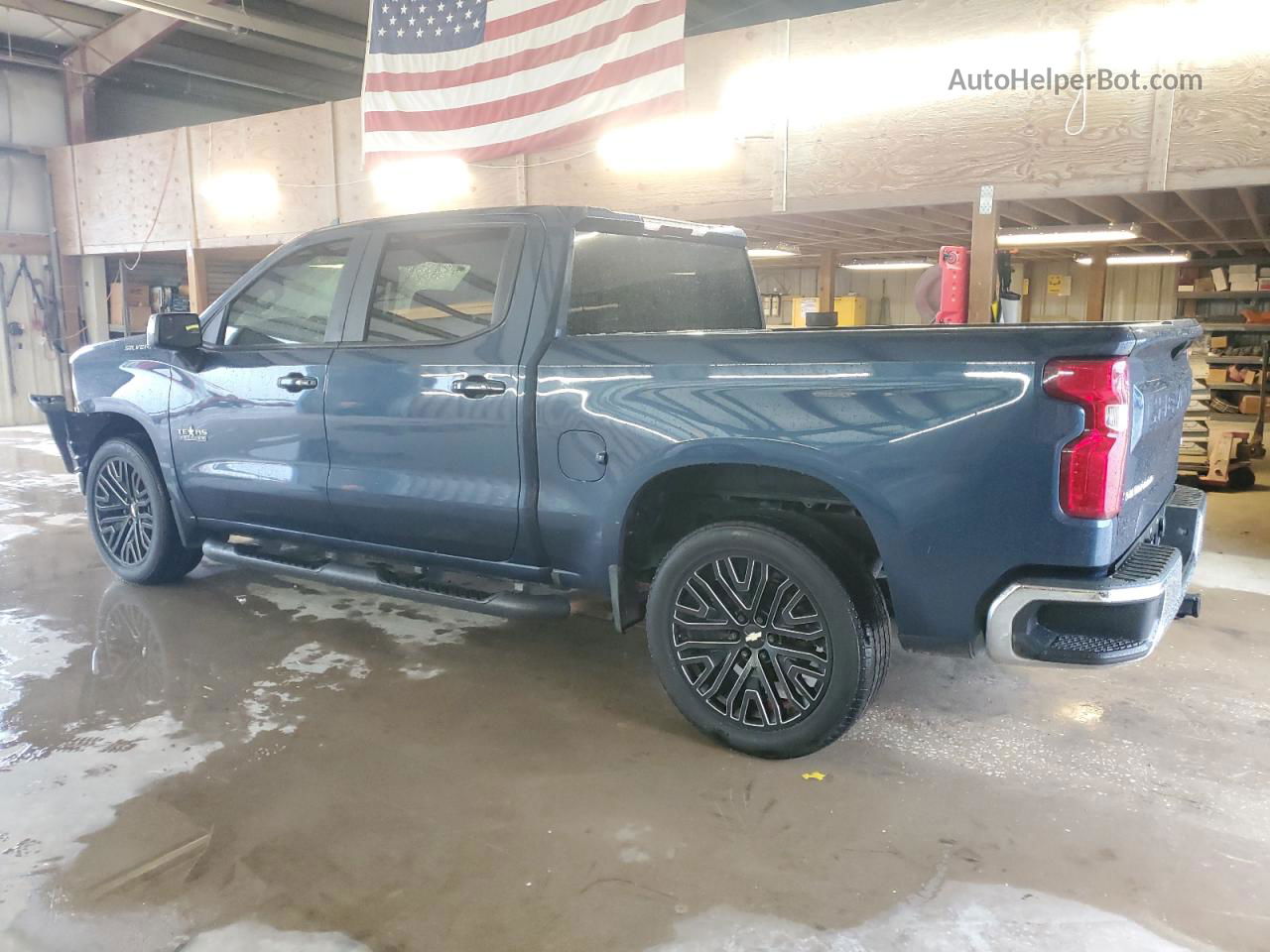 2019 Chevrolet Silverado C1500 Lt Blue vin: 1GCPWCED8KZ195984