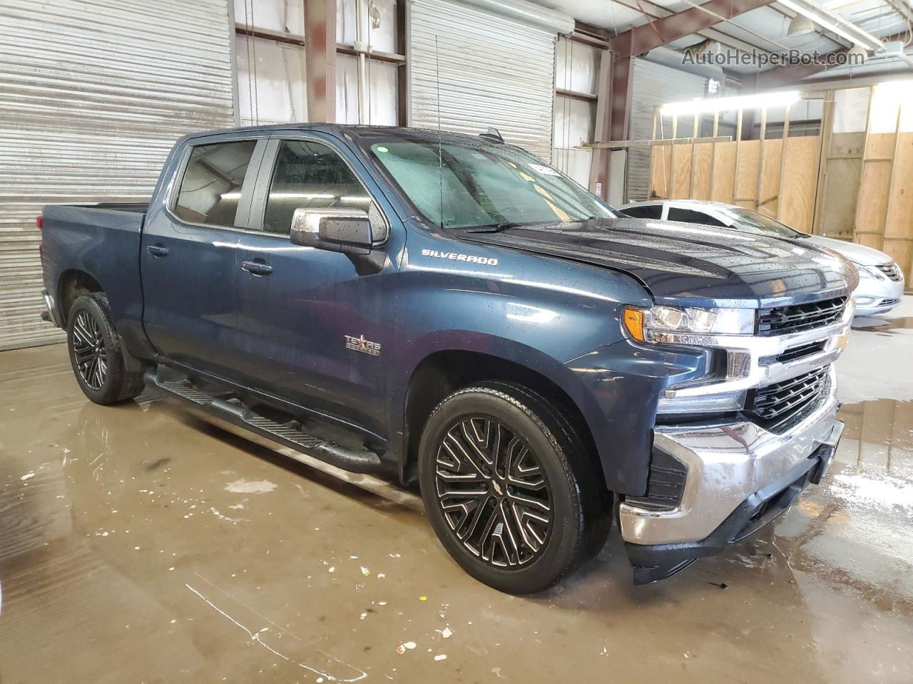 2019 Chevrolet Silverado C1500 Lt Blue vin: 1GCPWCED8KZ195984