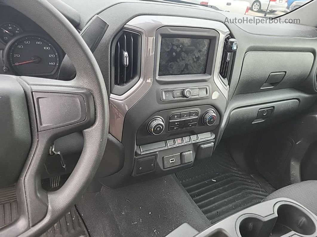 2019 Chevrolet Silverado 1500 Work Truck Black vin: 1GCPYAEH1KZ296060
