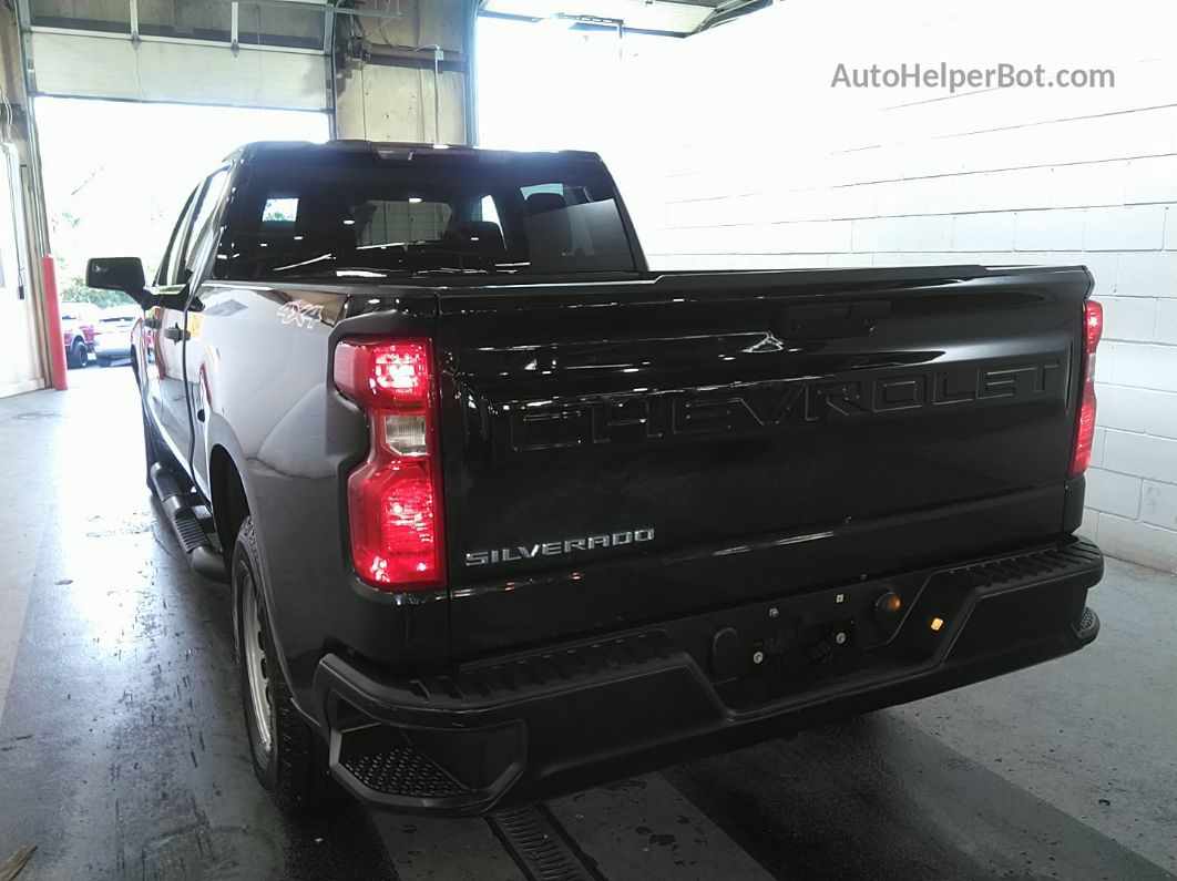 2019 Chevrolet Silverado 1500 Work Truck Black vin: 1GCPYAEH1KZ296060