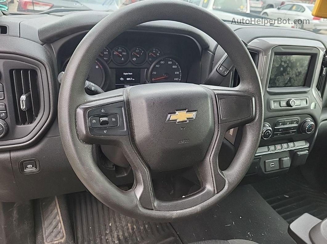 2019 Chevrolet Silverado 1500 Work Truck Black vin: 1GCPYAEH1KZ296060