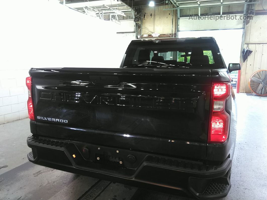 2019 Chevrolet Silverado 1500 Work Truck Black vin: 1GCPYAEH1KZ296060