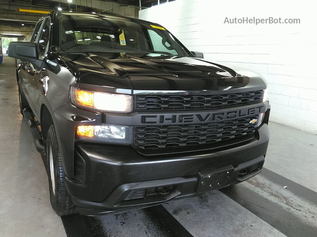 2019 Chevrolet Silverado 1500 Work Truck Черный vin: 1GCPYAEH1KZ296060