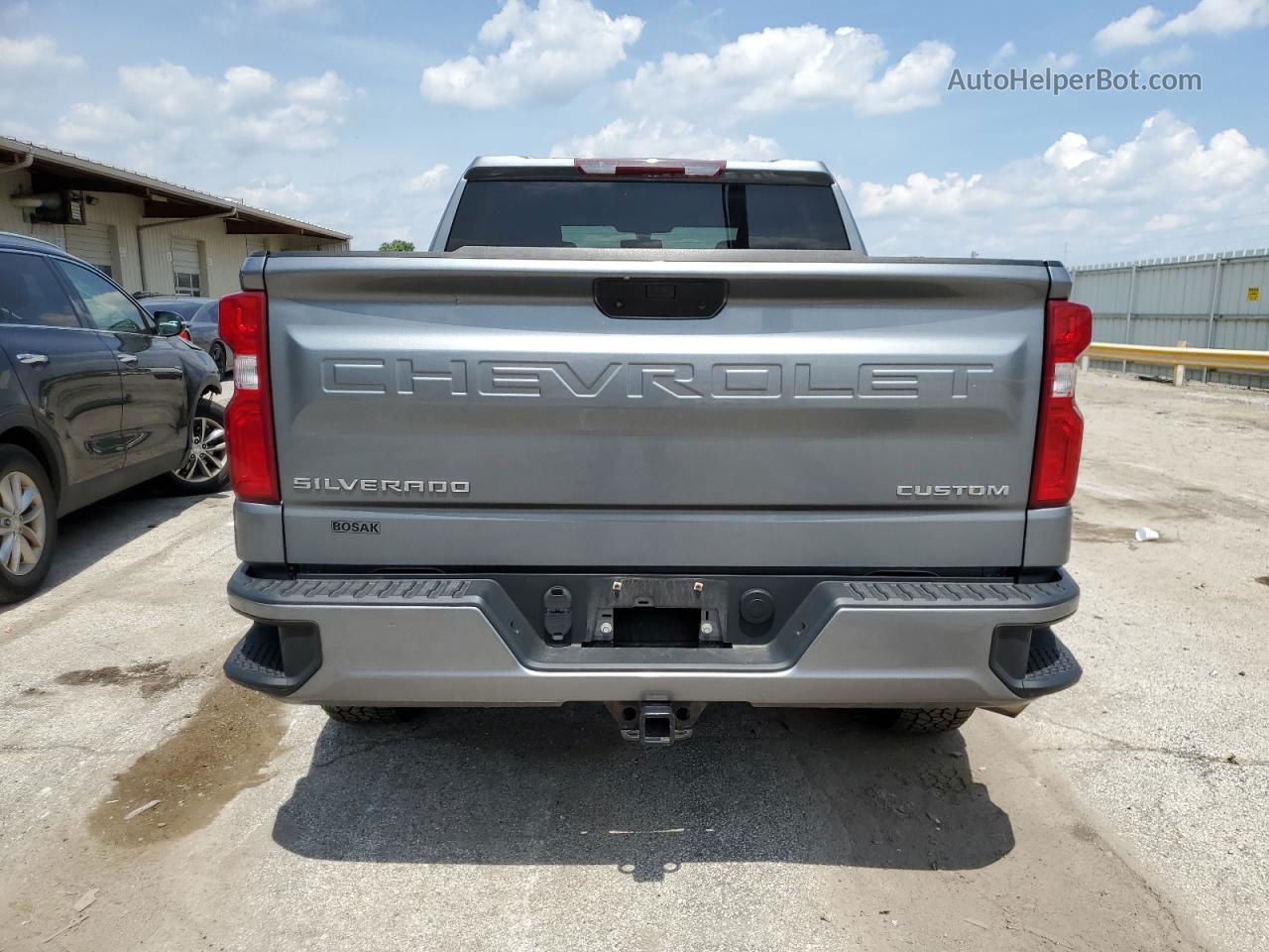 2019 Chevrolet Silverado K1500 Custom Gray vin: 1GCPYBEH8KZ264941