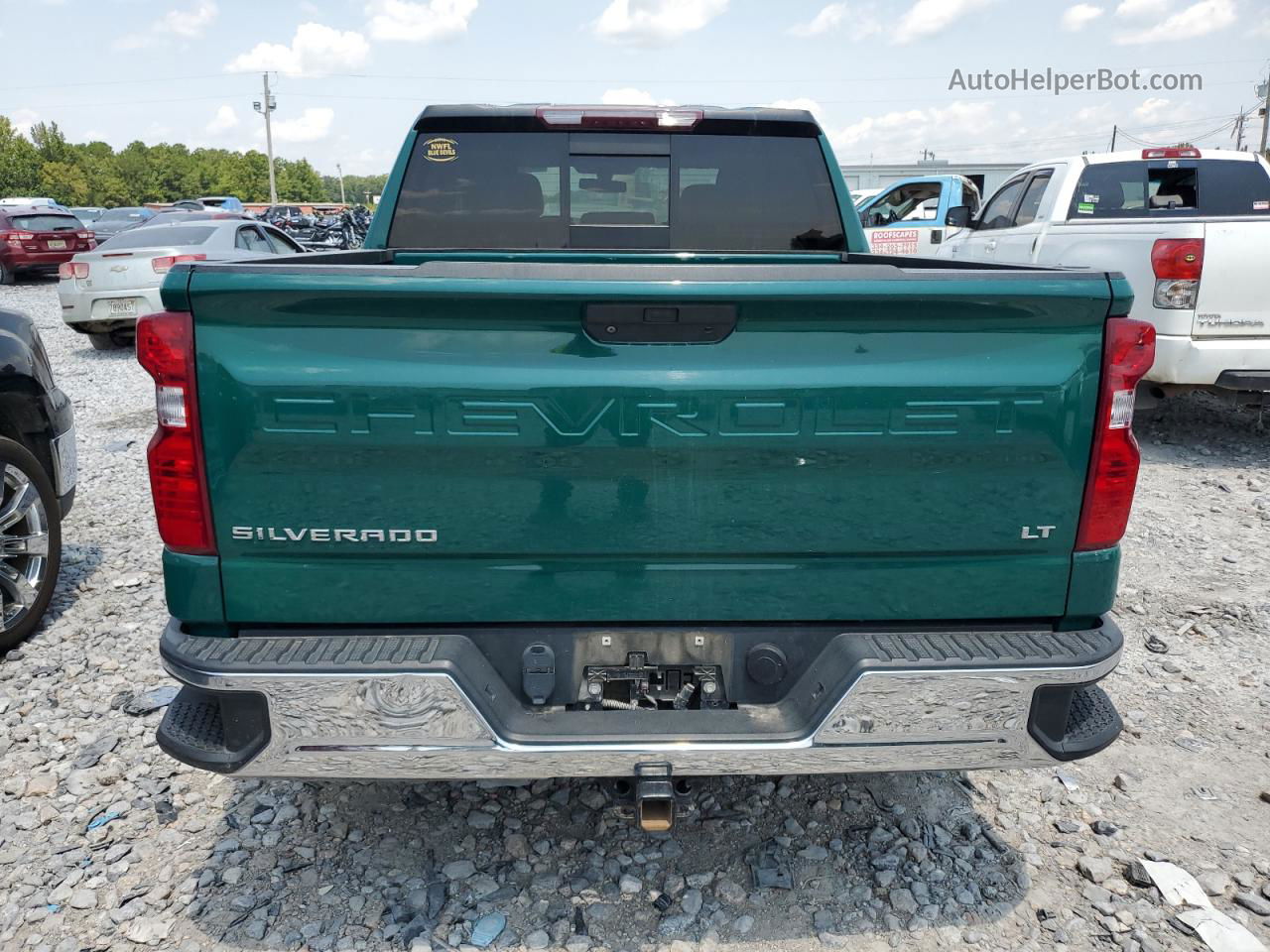 2019 Chevrolet Silverado K1500 Lt Green vin: 1GCPYDEKXKZ329649