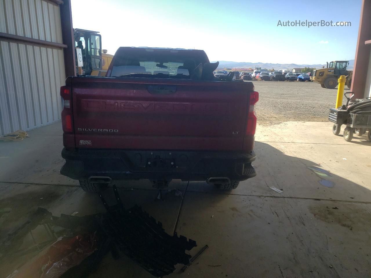 2019 Chevrolet Silverado K1500 Lt Trail Boss Red vin: 1GCPYFED1KZ305494