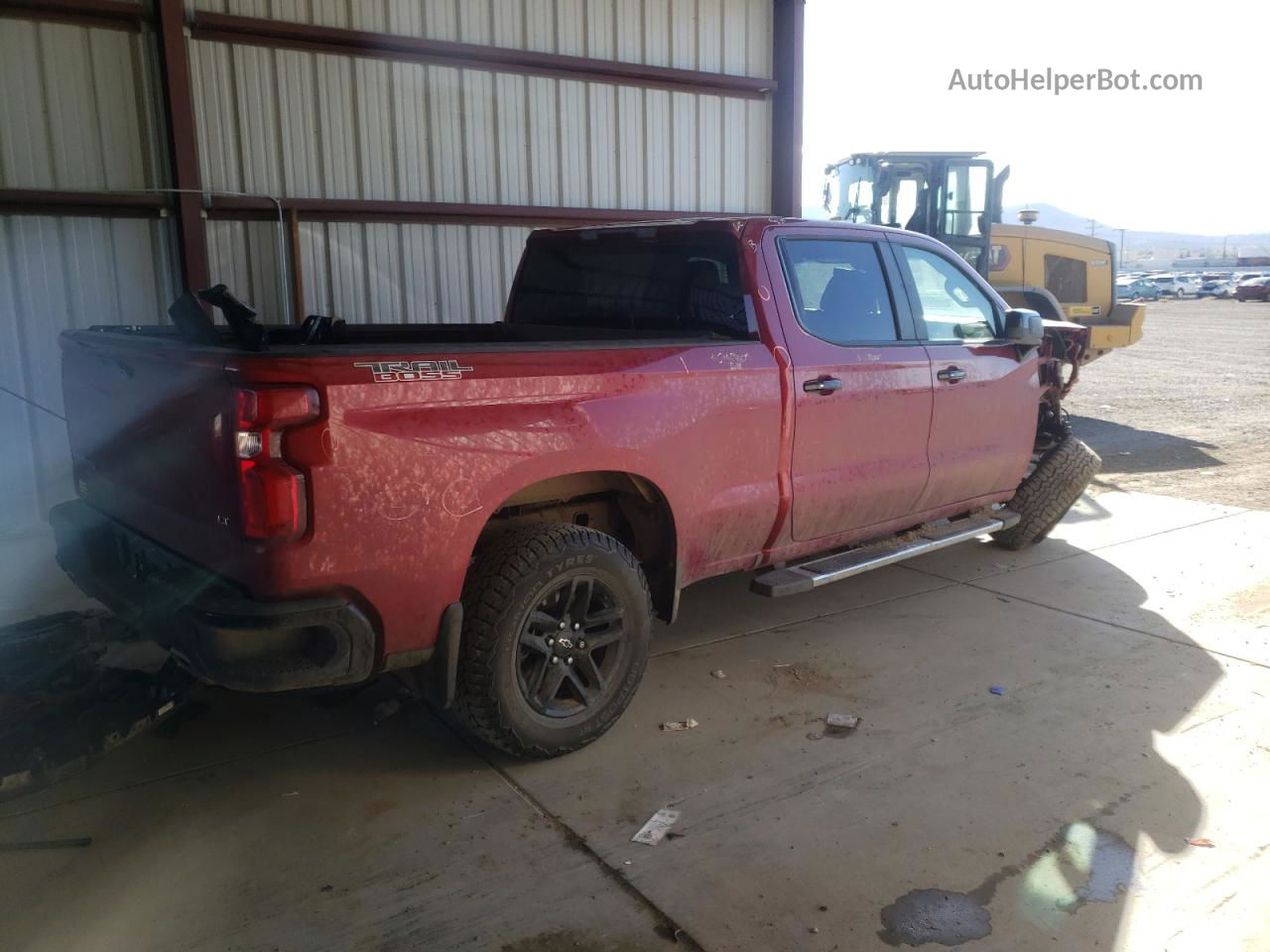 2019 Chevrolet Silverado K1500 Lt Trail Boss Red vin: 1GCPYFED1KZ305494