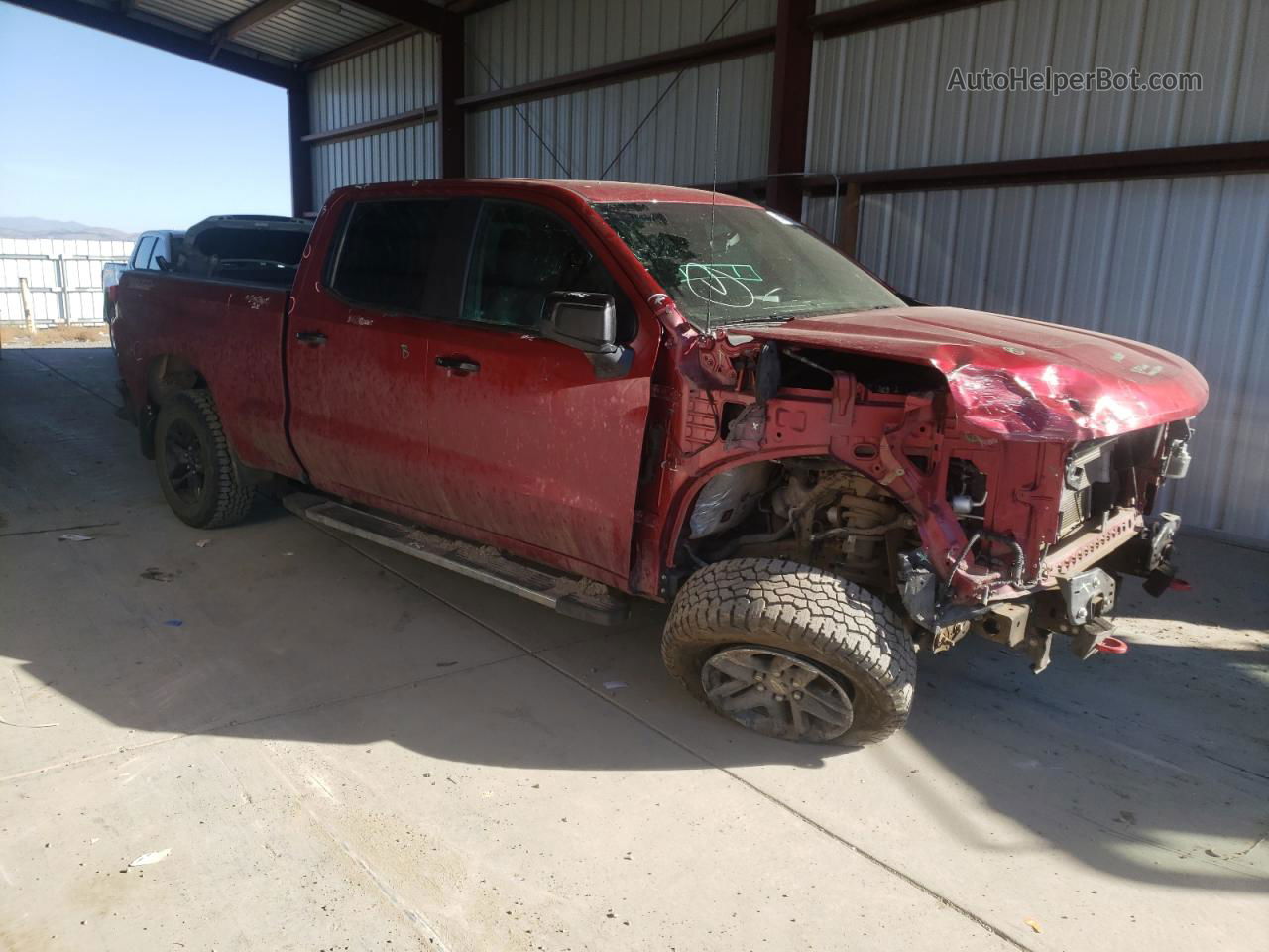 2019 Chevrolet Silverado K1500 Lt Trail Boss Red vin: 1GCPYFED1KZ305494