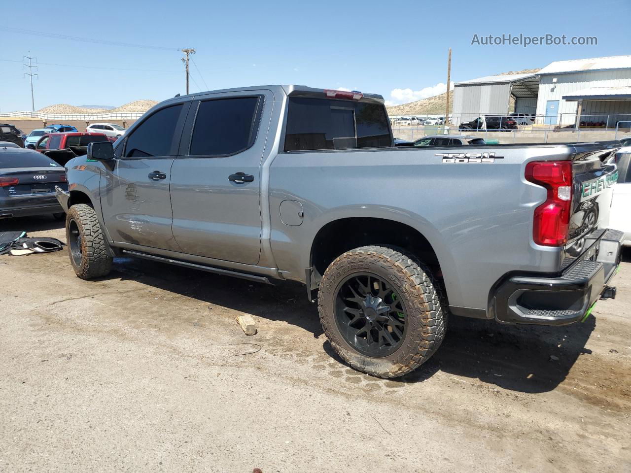 2019 Chevrolet Silverado K1500 Lt Trail Boss Silver vin: 1GCPYFED2KZ341761