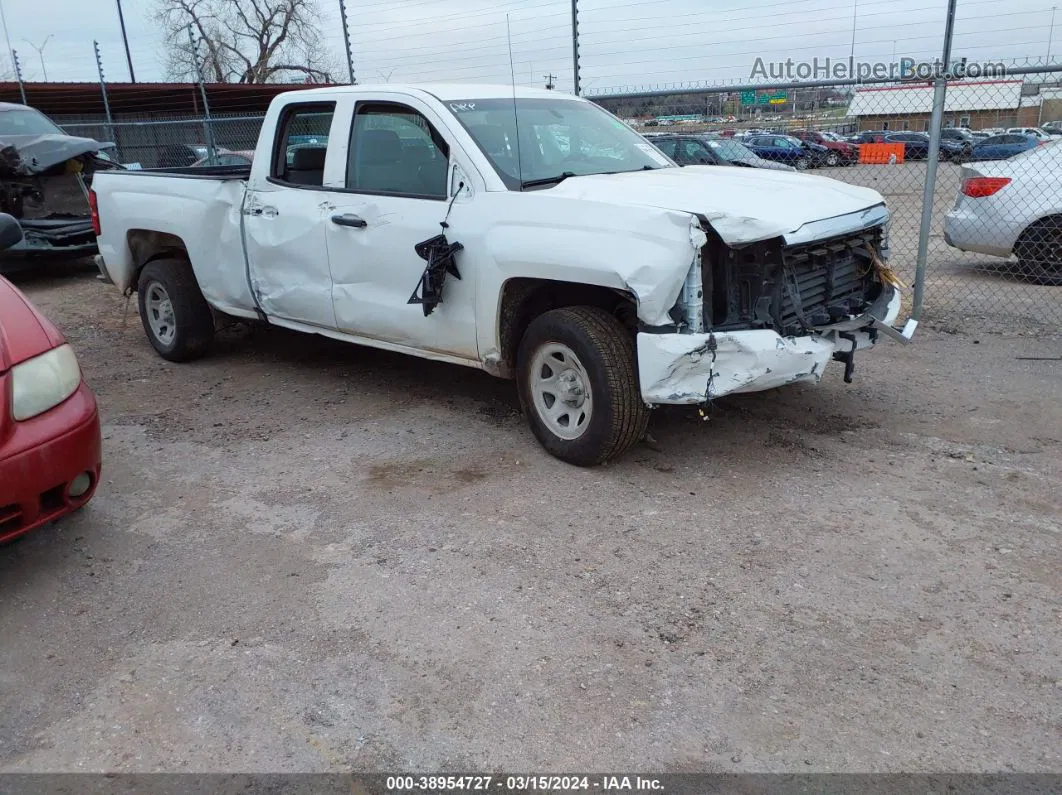 2018 Chevrolet Silverado 1500 Wt White vin: 1GCRCNEC1JZ164806