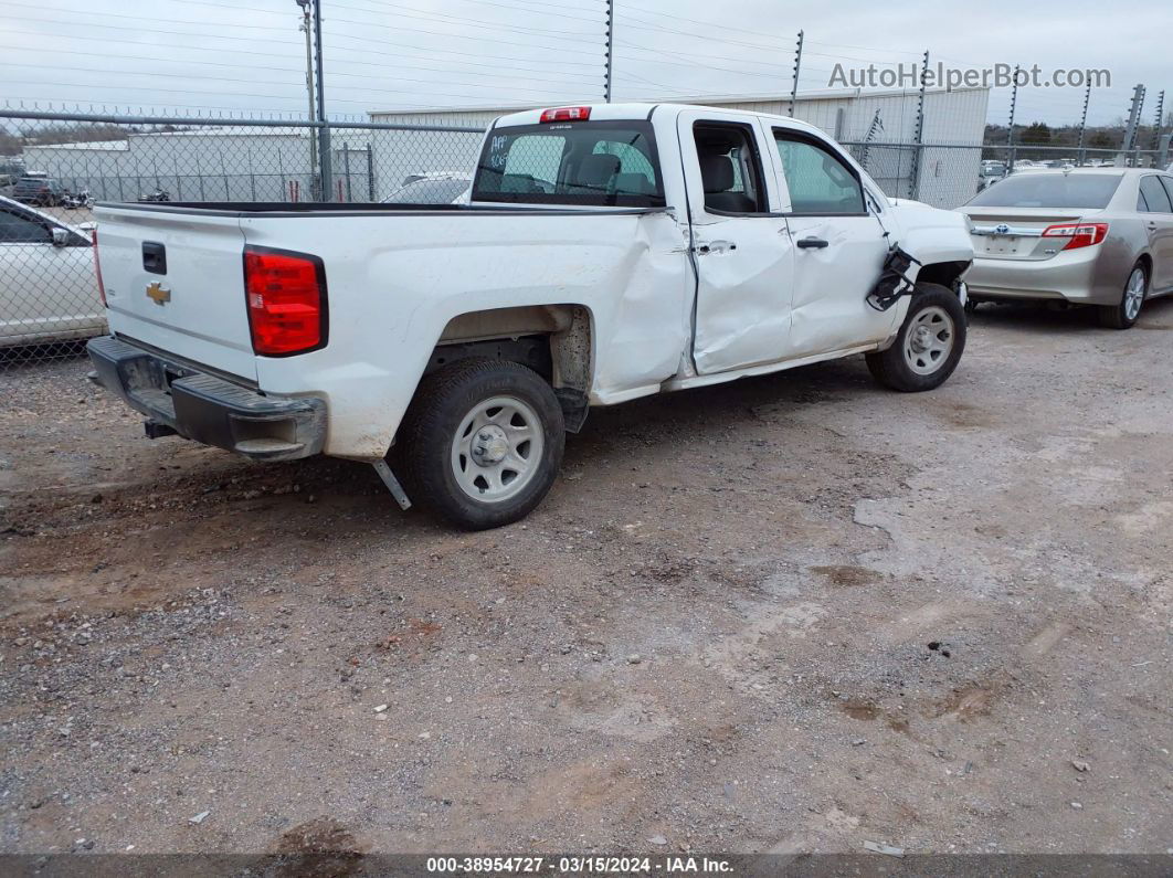 2018 Chevrolet Silverado 1500 Wt White vin: 1GCRCNEC1JZ164806