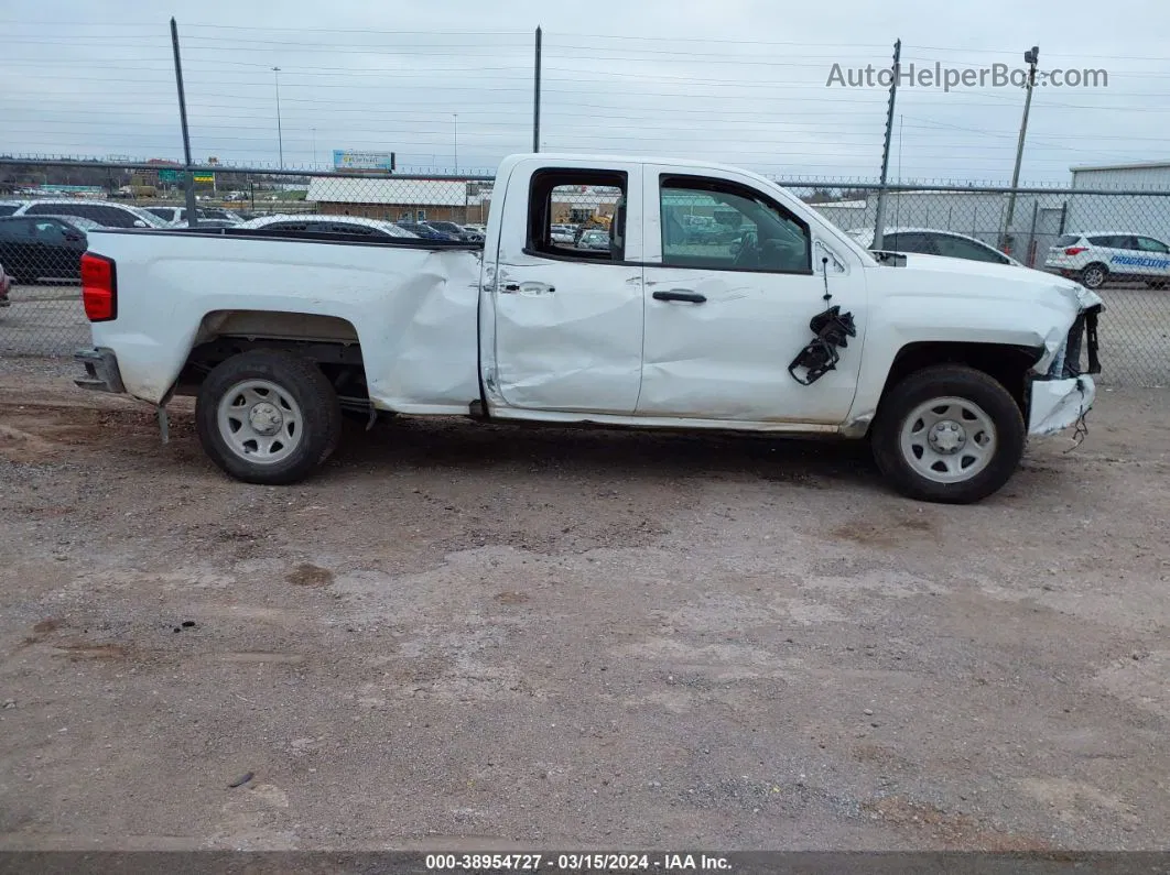 2018 Chevrolet Silverado 1500 Wt White vin: 1GCRCNEC1JZ164806