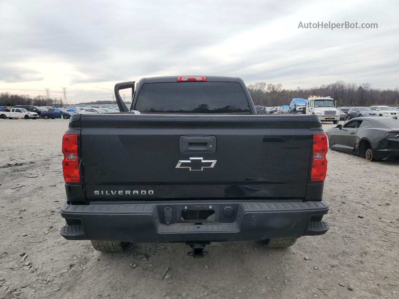 2016 Chevrolet Silverado C1500 Black vin: 1GCRCNEC9GZ317876