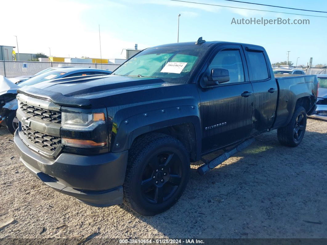 2016 Chevrolet Silverado 1500 Wt Black vin: 1GCRCNEH3GZ245794